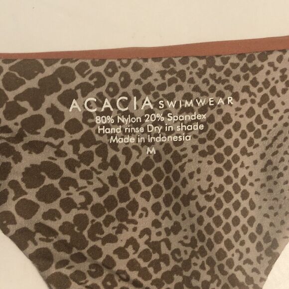 $220 Acacia Swim tankini Bikini Swimwear Panama 2pc Set Cheeky Sz Top P Bottom M - Picture 11 of 11